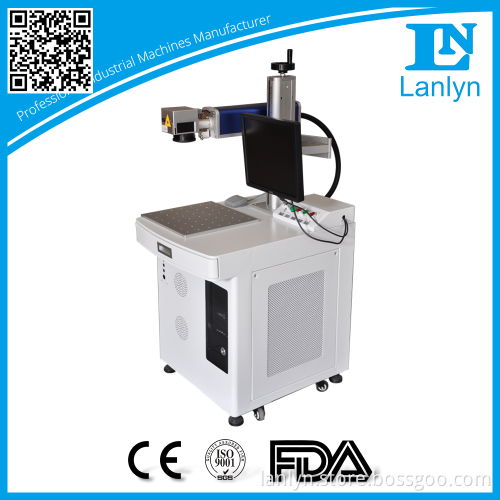 QR code metal engraving/marking machine for led lighting, medical fiber laser marking machine